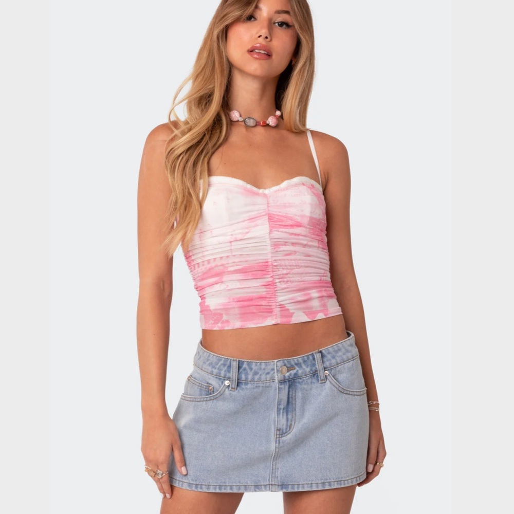Edikted Mesh Bra Corset Top